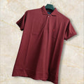 Men Active Premium T-Shirt – Maroon Red