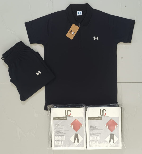 Premium Cotton Summer Set (T-Shirt & Trouser) black colour